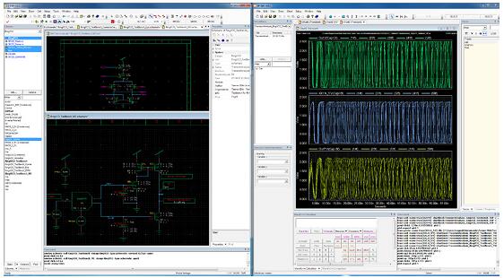 Tanner Waveform Viewer?????Tanner S-Edit?????з????????????Tanner S-Edit?????????ring VCO?????????