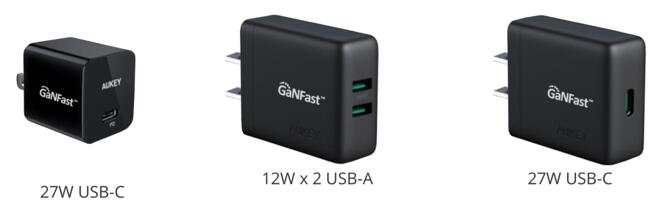 ????GaNFast??????Aukey USB-PD??Type C????????