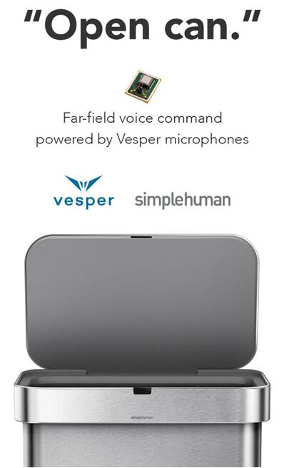 Vesper????MEMS?????simplehuman??????????????????