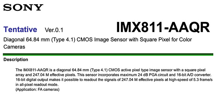 ???IMX811??????CMOS????????б???????1.5??????????????2.5??????